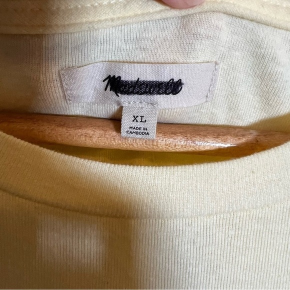 Madewell | NWT | women’s | Day in the Sun | Graphic Tee | Yellow | Size XL - Picture 5 of 8
